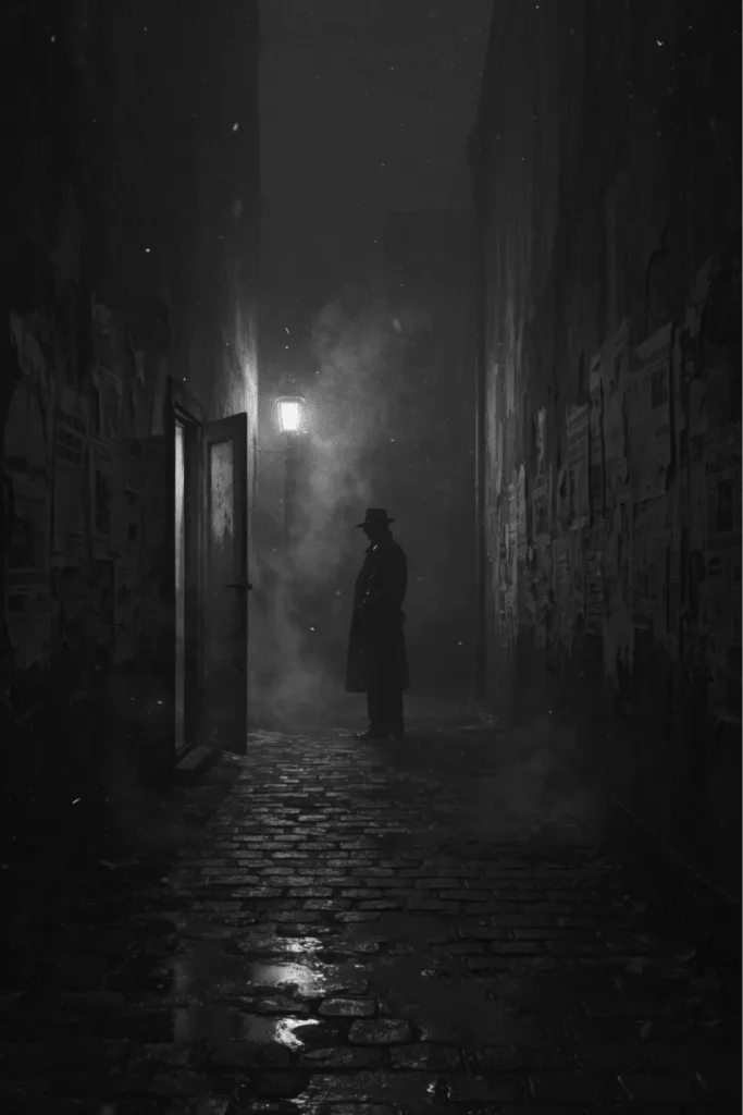 O Caso da Rua sem Nome — beco escuro